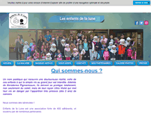 Tablet Screenshot of enfantsdelalune.org